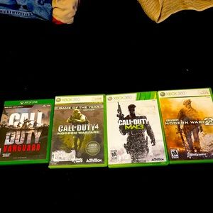 Call of duty MW2,3,4 and vanguard + Minecraft